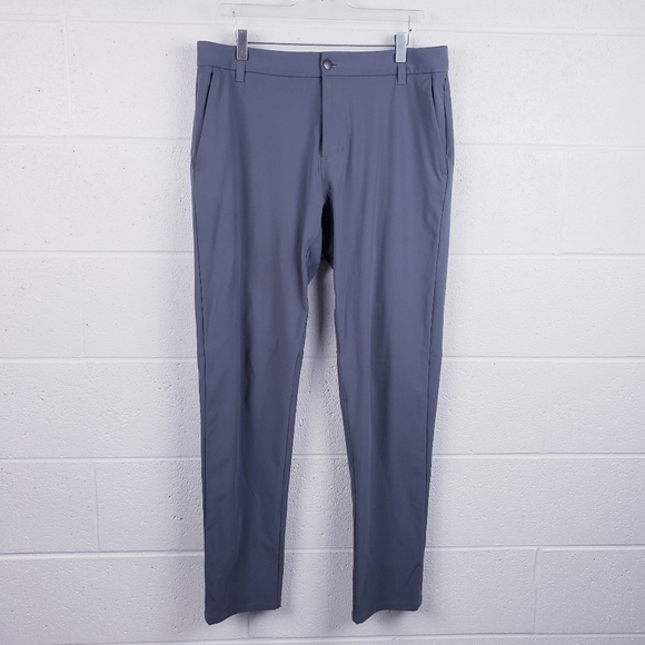 Lululemon Commission ABC Pant Classic Warpstreme Grey Men's Size 34 / 32 - Picture 1 of 12